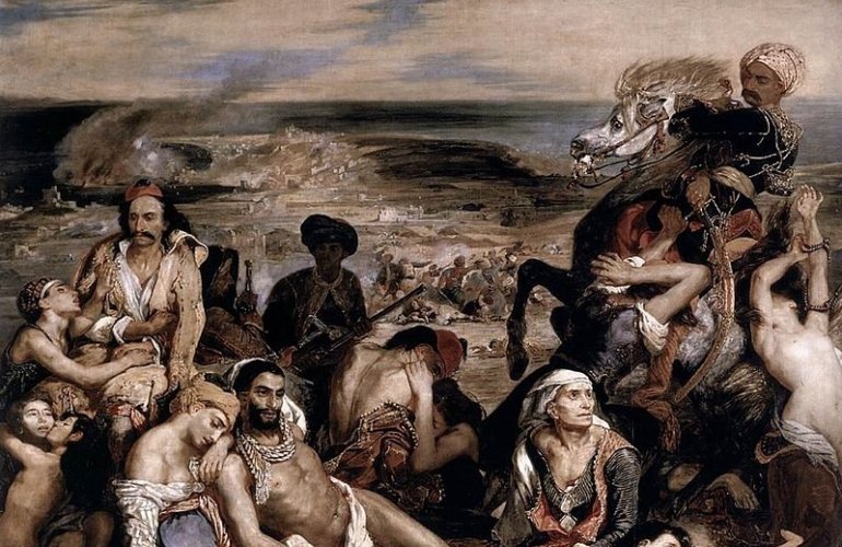 Ο γνωστός πίνακας διαστάσεων 4,20 Χ 3,50 μ. εκτίθεται στο Μουσείο του Λούβρου και αποτελεί ένα από τα δημοφιλέστερα εκθέματα του μεγαλύτερου μουσείου του Κόσμου