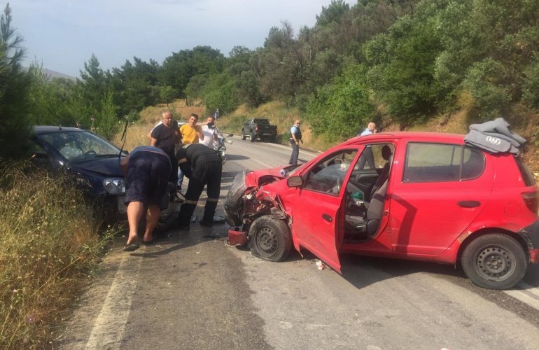 Η φωτογραφία από το σημερινό τροχαίο στη νότια Χίο