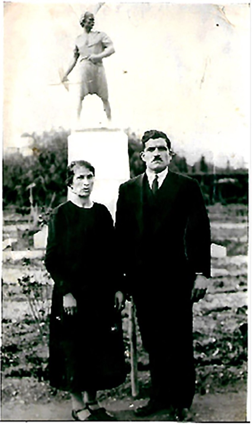 Οικογένεια Λ. Τσίγκου που δολοφονήθηκε στον τορπιλισμό του «Πηλεύς» στις 13-14-3-1944.(αρχείο Ειρήνη Γ. Νικήτα)