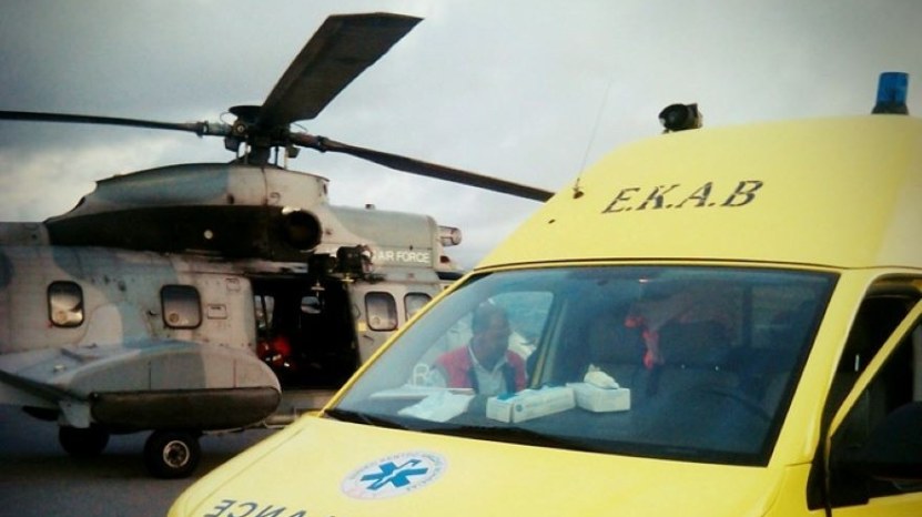 Γιάννης Γεωργιάδης - Αναγκαιότητα η μόνιμη παρουσία ελικοπτέρου για αεροδιακομιδές στη Χίο