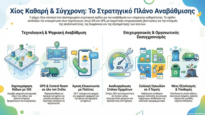 Υπερσύγχρονη υπηρεσία Καθαριότητας υπόσχεται για το 2026 η δημοτική αρχή Μαλαφή