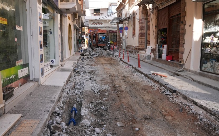 Πεζόδρομοι και όμβρια αλλάζουν το κέντρο