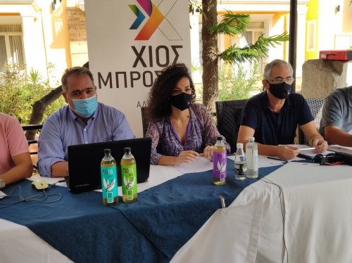 Η συνέντευξη Τύπου του συνδυασμού "Χίος Μπροστά" μεταδόθηκε ζωντανά από το Politischios.gr μέσω συστήματος Live U.