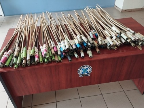 Βορειοανατολικό Αιγαίο: Μπλόκο σε χιλιάδες είδη πυροτεχνίας