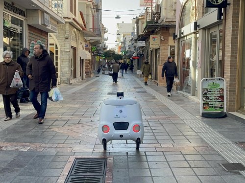 Ρομπότ διανομής στους δρόμους της Χίου – Καινοτομία από το Πανεπιστήμιο Αιγαίου