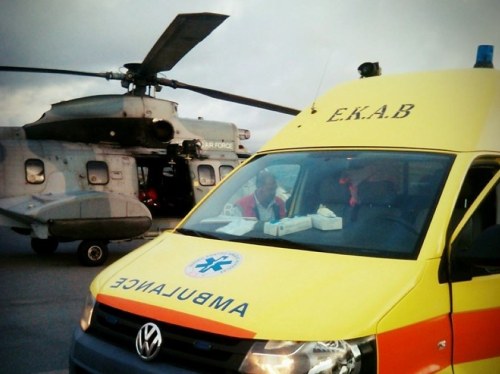 Γιάννης Γεωργιάδης - Αναγκαιότητα η μόνιμη παρουσία ελικοπτέρου για αεροδιακομιδές στη Χίο