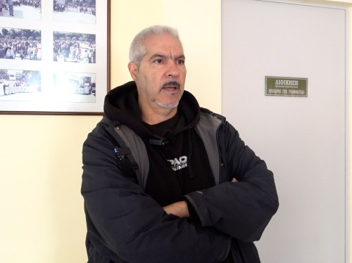 Κινητοποίηση της ΑΔΕΔΥ Χίου για την κατάρρευση του 3ου Γυμνασίου Χίου