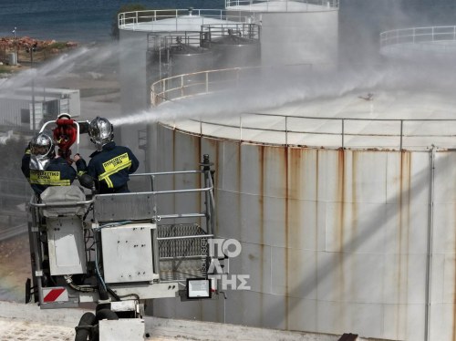 Υγρό Πυρ 2026: Άσκηση ετοιμότητας στο εργοστάσιο της ΔΕΗ Χίου με... καμπανάκι