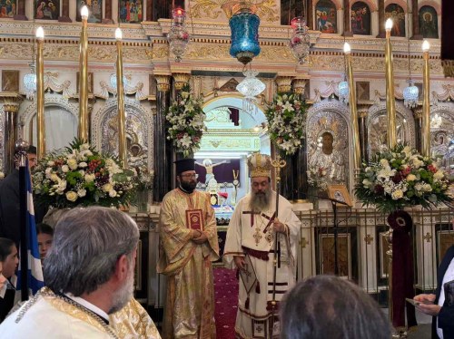 Εορτή Αγ. Ματθαίου και χειροτονία Διακόνου στην Ι. Μ. Χίου