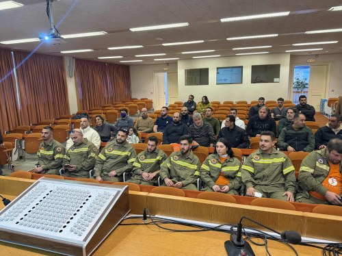 Τελετή παράδοσης εξοπλισμού στις Εθελοντικές Ομάδες Δασοπροστασίας και Δασοπυρόσβεσης της Χίου