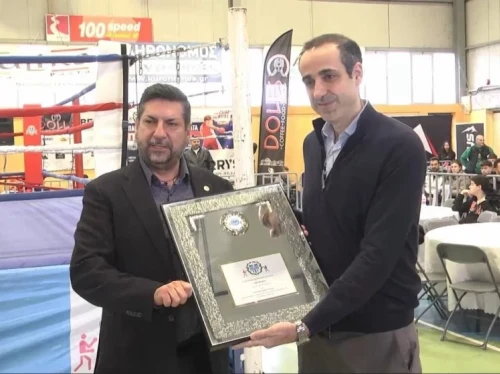 Βράβευση του Γρηγόρη Δημητριάδη από την Ελληνική Ομοσπονδία Πυγμαχίας (video)