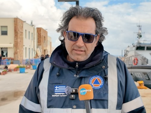 Σε πλήρη ετοιμότητα η Πολιτική Προστασία Χίου ενόψει “Erminio”