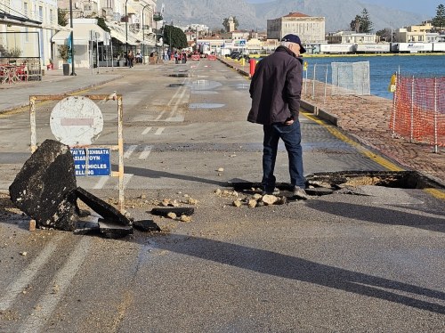 Πάνω από 250.000 ευρώ οι ζημιές μόνο στον κεντρικό λιμένα Χίου από την κακοκαιρία