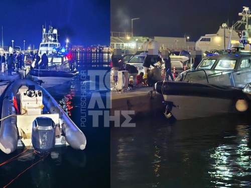 Συμπλοκή του λιμενικού με σκάφος διακινητών ανοιχτά της Χίου- Δεκάδες τραυματίες