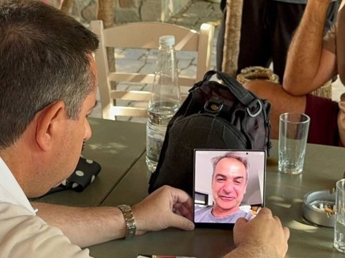 Επικοινωνία του Κυριάκου Μητσοτάκη με τον πρόεδρο της Βολισσού