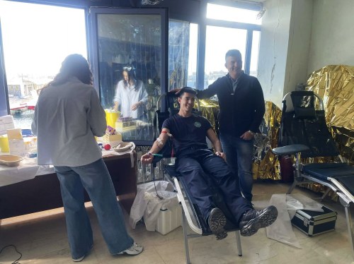 Εθελοντική αιμοδοσία στο Λιμεναρχείο Χίου