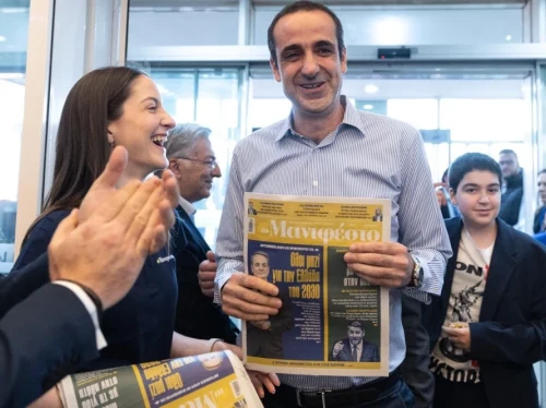 Γρηγόρης Δημητριάδης: ενωτικός και στρατιώτης της παράταξης - Έλαβε θερμό χειροκρότημα στο Συνέδριο της ΝΔ