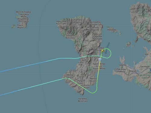 Επέστρεψε στην Αθήνα η μεσημεριανή πτήση της Sky Express για Χίο
