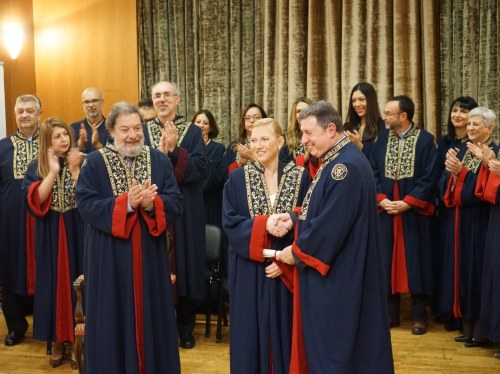 Αναγόρευση της Μαριλένας Νιτσιάκου σε Επίτιμη Διδάκτορα του Πανεπιστημίου Αιγαίου