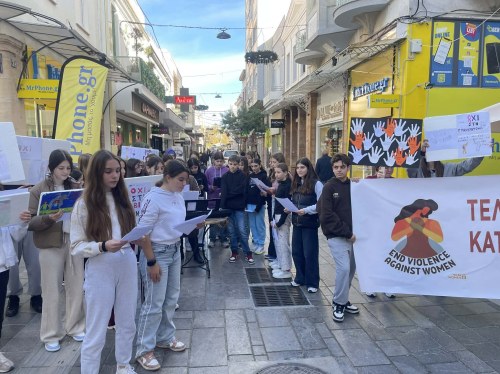Το 2ο Γυμνάσιο Χίου ενάντια στην κακοποίηση των γυναικών