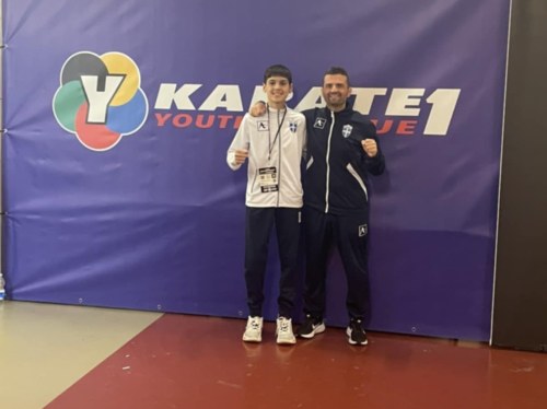 Δύο στα τρία για τον Πέτρο Δημητρακόπουλο στο Κύπελλο Καράτε της Βενετίας