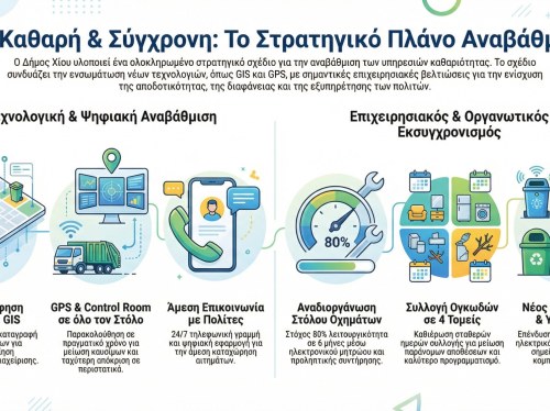 Υπερσύγχρονη υπηρεσία Καθαριότητας υπόσχεται για το 2026 η δημοτική αρχή Μαλαφή