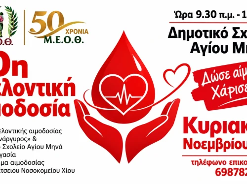 Εθελοντική αιμοδοσία στα Θυμιανά