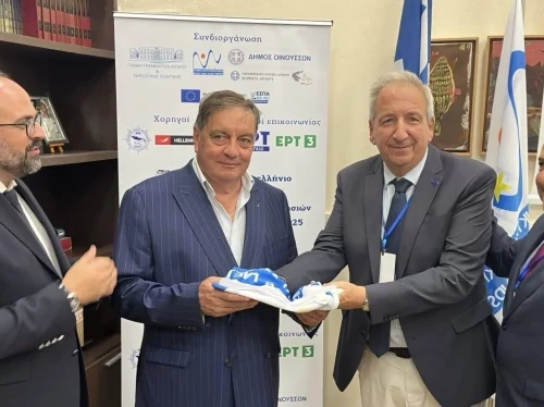 Στην Κάσο ο Δήμαρχος Οινουσσών Γιώργος Δανιήλ για το 17ο Πανελλήνιο Συνέδριο Μικρών Νησιών