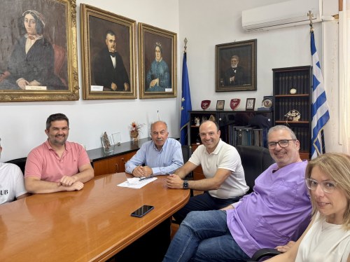 Επίσκεψη του Δ.Σ. του Οδοντιατρικού Συλλόγου Χίου στον νέο Διοικητή του Νοσοκομείου