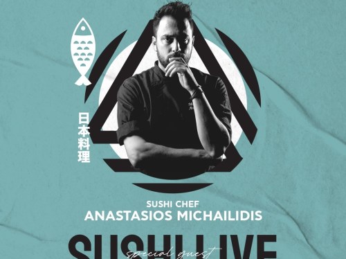 2 ξεχωριστές Sushi Live βραδιές στη Veranda με τον Τάσο Μιχαηλίδη