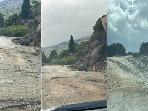 Ικαρία: Κραυγή αγωνίας για τον επικίνδυνο δρόμο του Μαγγανίτη
