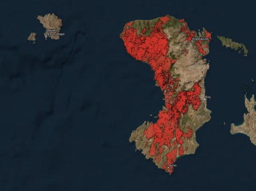 Νέα διαδικτυακή εφαρμογή Web GIS για τη διαχείριση δασικών πυρκαγιών στη Χίο από το Τμήμα Γεωγραφίας του Πανεπιστημίου Αιγαίου