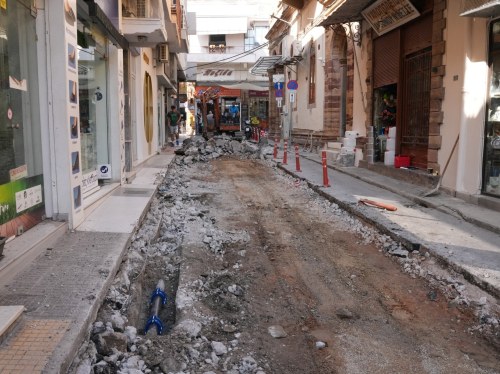 Πεζόδρομοι και όμβρια αλλάζουν το κέντρο