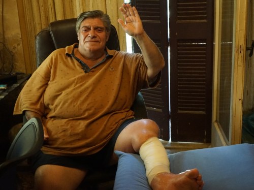 Το ευχαριστώ του Δημήτρη Ζαφείρη στο Νοσοκομείο Χίου