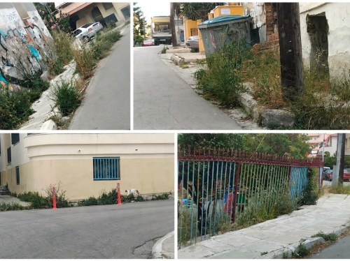 Ακαθάριστες οι οδοί Ευαγγελιστρίας και Φλοίσκου