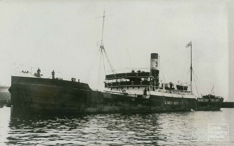 Το ατμόπλοιο του Χιώτη εφοπλιστή Α. Κ. Σαλιάρη D. NEGROPONTES, κατασκευής 1902.