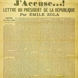 «Το κατηγορώ» του Ζολά, η ανοικτή επιστολή προς τον Πρόεδρο της Γαλλικής Δημοκρατίας