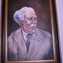 Πορτρέτο του σε προχωρημένη ηλικία, φυλάσσεται στη «Βίλα Αμαρυλλίς»
